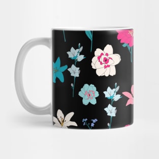 Cute Floral Mask Mug